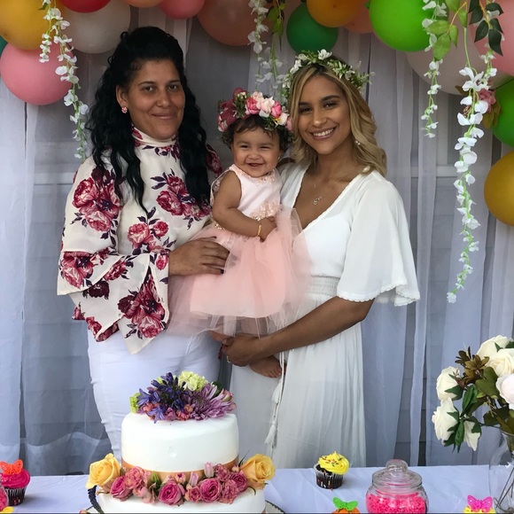 Toddler floral sleeveless princess dress gown - Picture 7 of 8